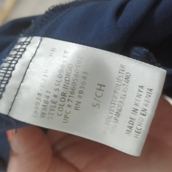 Scrubstar Performance navy blue short sleeve scrubs scrub top indigo small - Picture 9 of 12